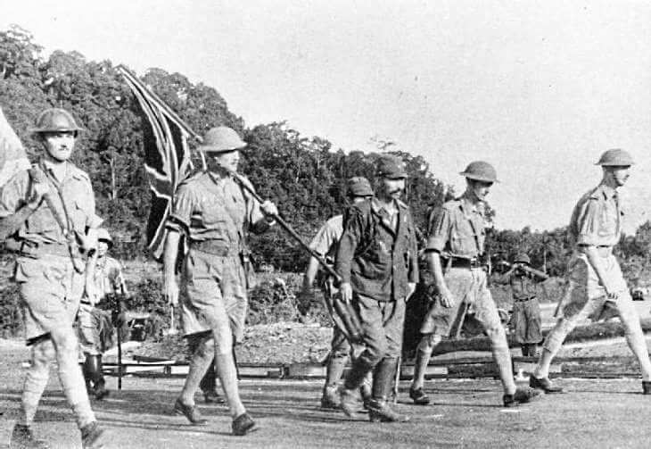 British surrender in Singapore